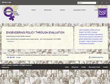 Tablet Screenshot of feministevaluation.org